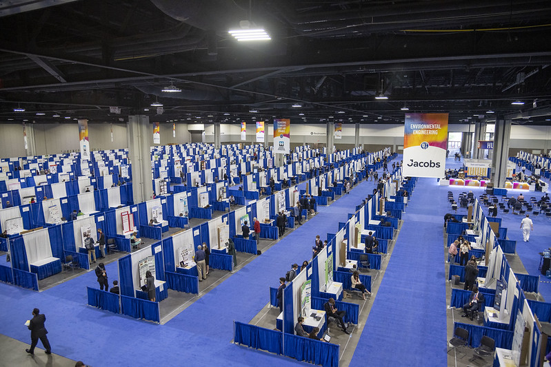 The Finalist Exhibit Hall at Regeneron ISEF 2022.