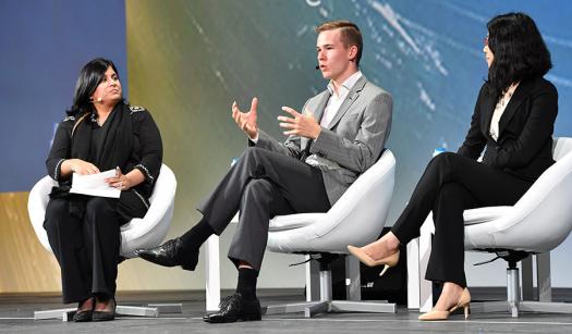 Kai Kloepfer (middle) is building the future of firearms through a tech-driven approach.