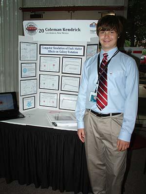 Cole presenting at Broadcom MASTERS (2011).