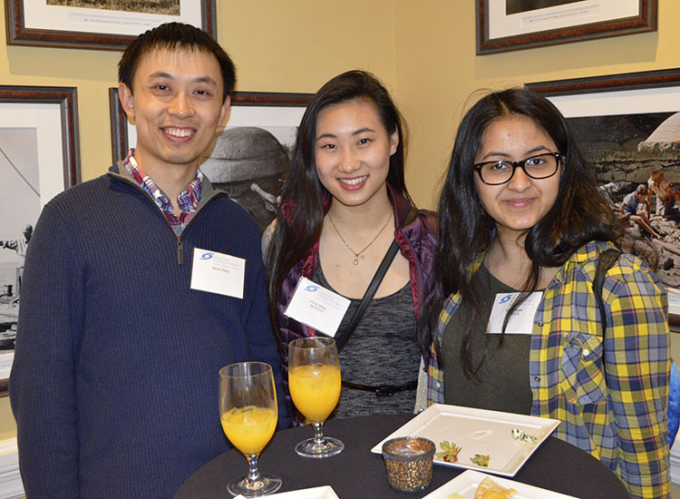 Alumni of all ages and from all competitions talked science at the reception. PHOTO COURTESY OF SOCIETY FOR SCIENCE & THE PUBLIC/ERIC NGUYEN.