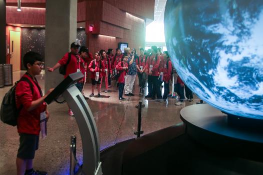 Broadcom MASTERS International delegates explored the cosmos.