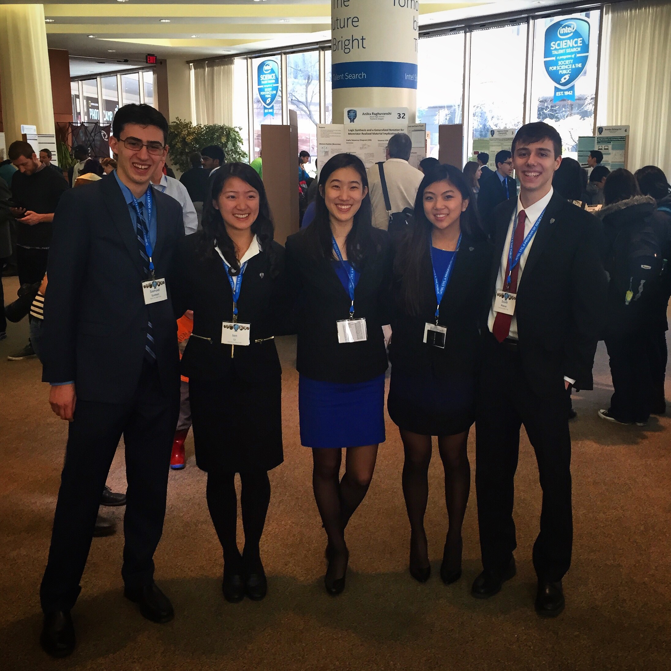 There's nothing like a science competition to bring young researchers together. There's nothing like a science competition to bring young researchers together.