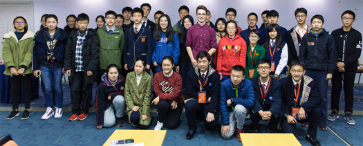 Tassilo spoke with Chinese STEM students.