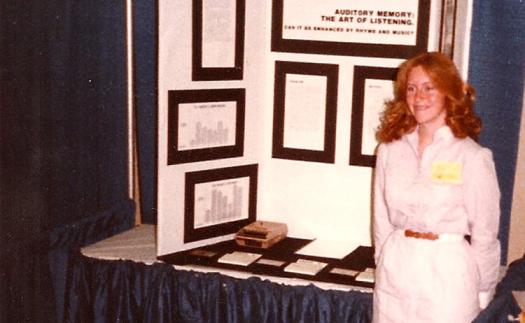 Gwynn was a 1983 Intel ISEF finalist and now judges at science fairs.