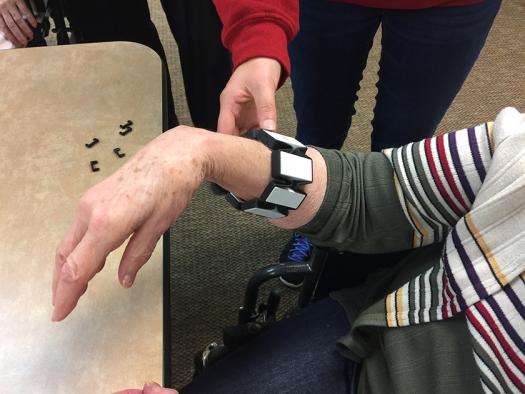 Surabhi's wearable system can help assist hand movements and improve grip.