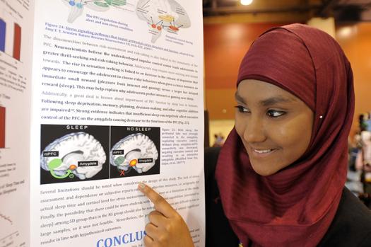 Zarin describes her research at Intel ISEF 2013.