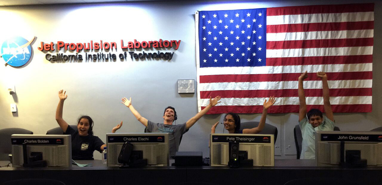 Another mission control success story at the CalTech Jet Propulsion Laboratory. Another mission control success story at the CalTech Jet Propulsion Laboratory.