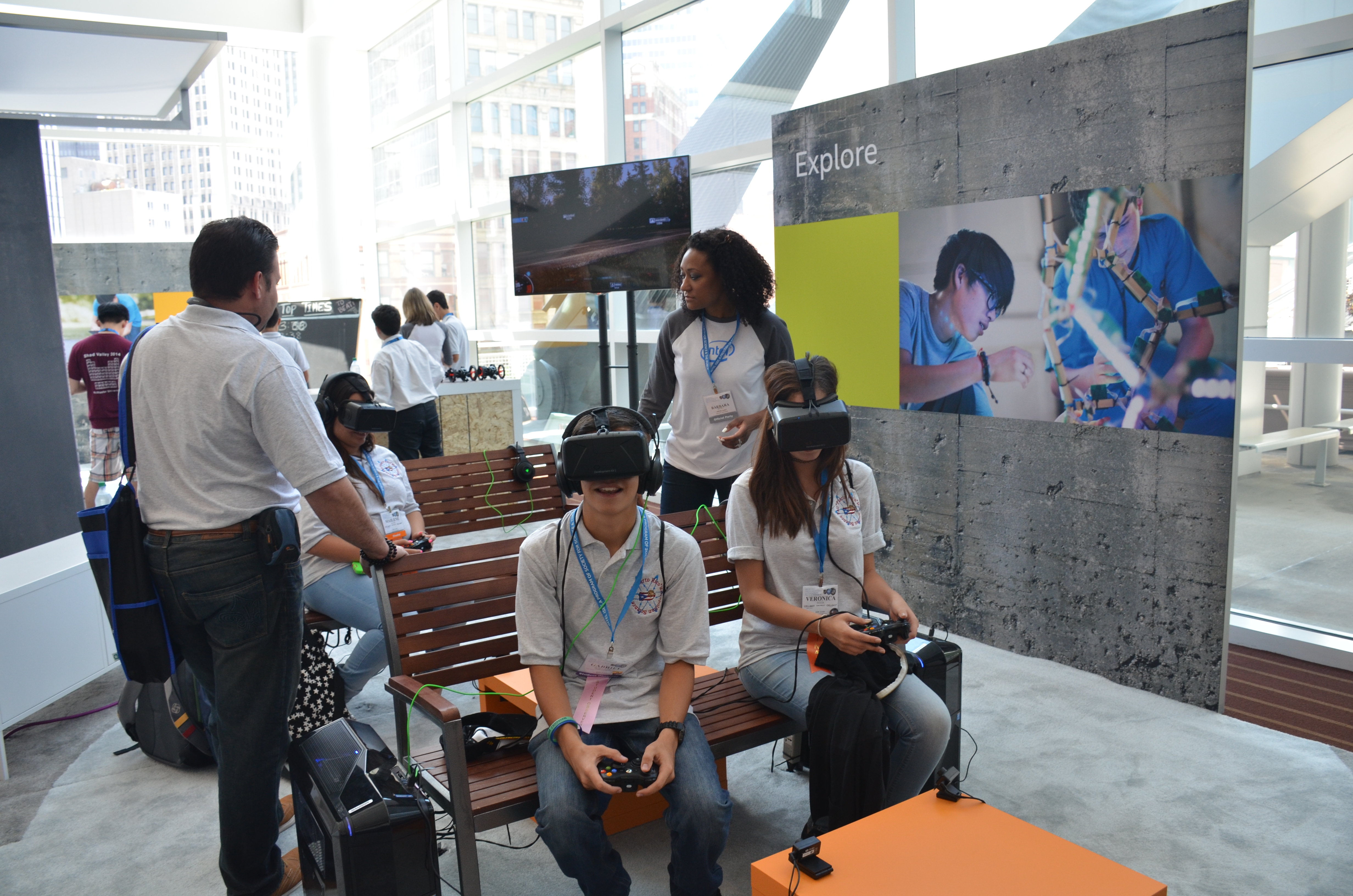 The Intel Quad kept many Intel ISEF finalists entertained during their free time.