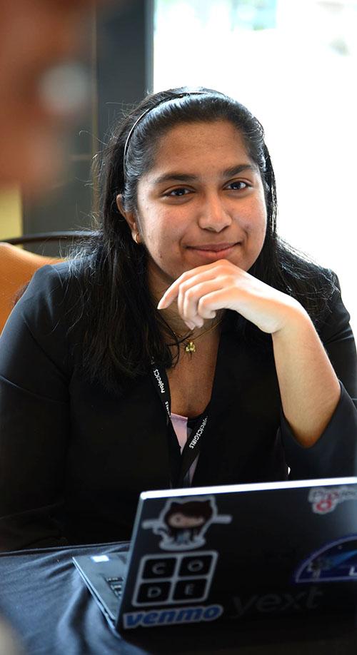 Pooja Chandrashekar founded ProjectCSGirls in high school.