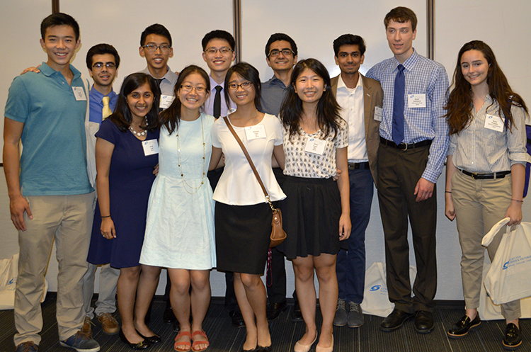 The STS Class of 2015 poses for a picture.