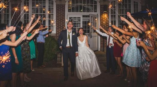 Cathy Chen and Alexander Mullen at their wedding.