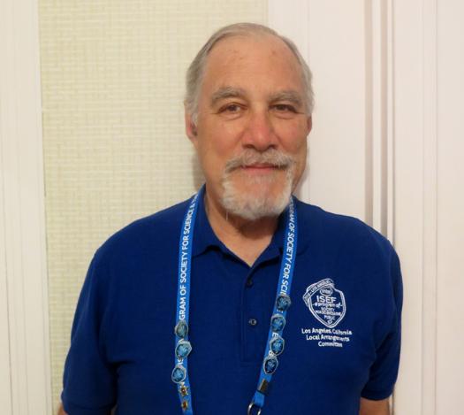 Chuck Vukotich has volunteered at Intel ISEF for the past eight years.