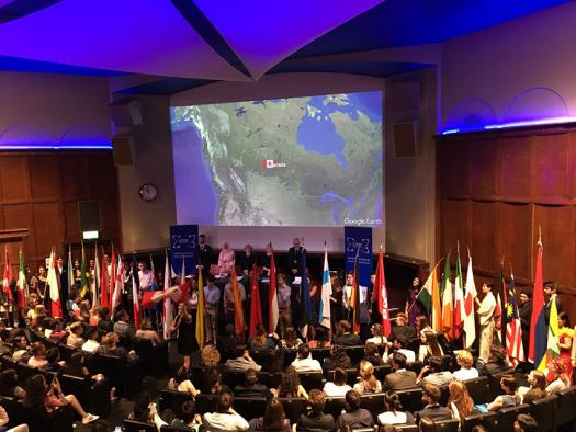 Opening ceremony of the 2017 London International Youth Science Forum.