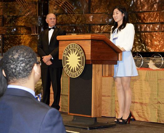 Joy Jin was a $25,000 scholarship recipient for her lung cancer research.