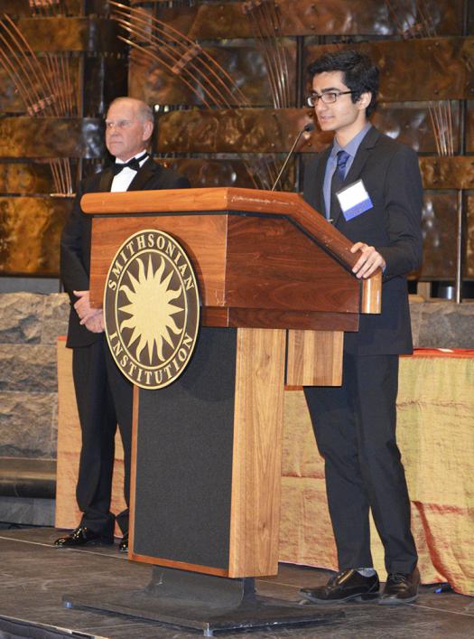 Dhaivat Pandya was one of the $50,000 scholarship recipients for his research on encoding and decoding information.