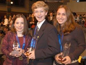 Joseph Stunzi (center) won first place in DCYSC 2003.