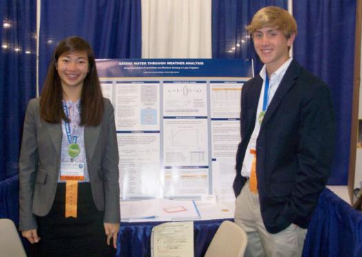 Cathy Chen participated in Intel ISEF for four years. Her science fair partner was Alexander.