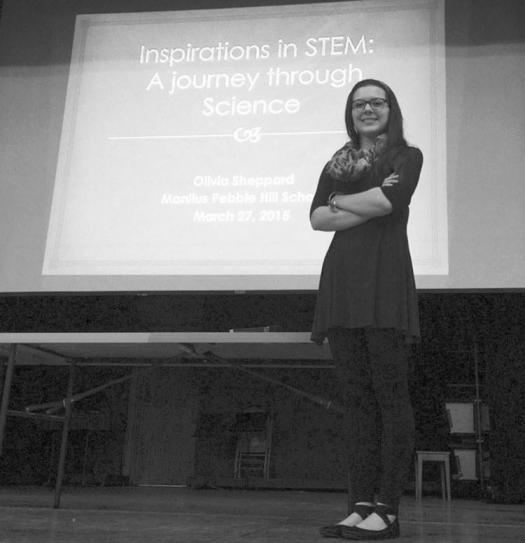 Olivia plans to continue her outreach program to Palo Alto schools once she begins studying at Stanford University.