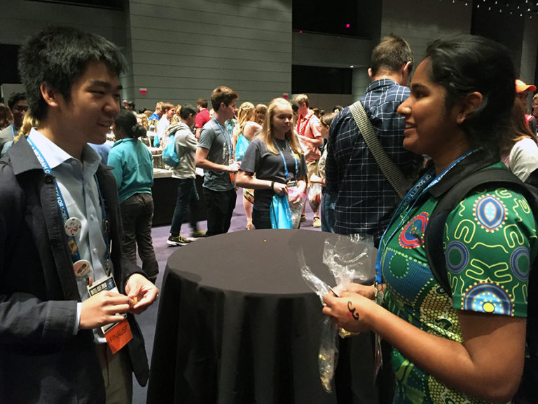 Thousands of pins, countless new friendships Intel ISEF finalists