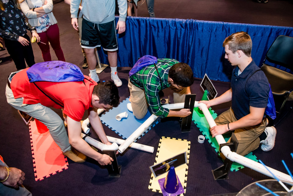 Students at Education Outreach Day