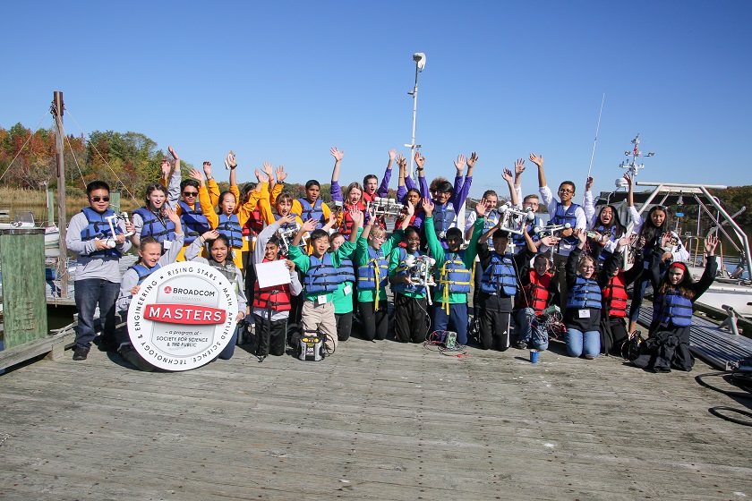 The Broadcom MASTERS 2019 finalists visited the Smithsonian Environmental Research Center (SERC) for the last challenge of the competition.