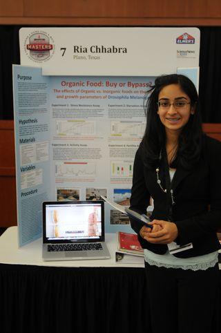 Ria Chhabra from Plano, Texas was the Class Speaker at the Broadcom MASTERS 2011.