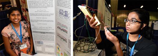 Neha and Maanasi came up with techniques to analyze brainwaves of seizures in people with epilepsy.