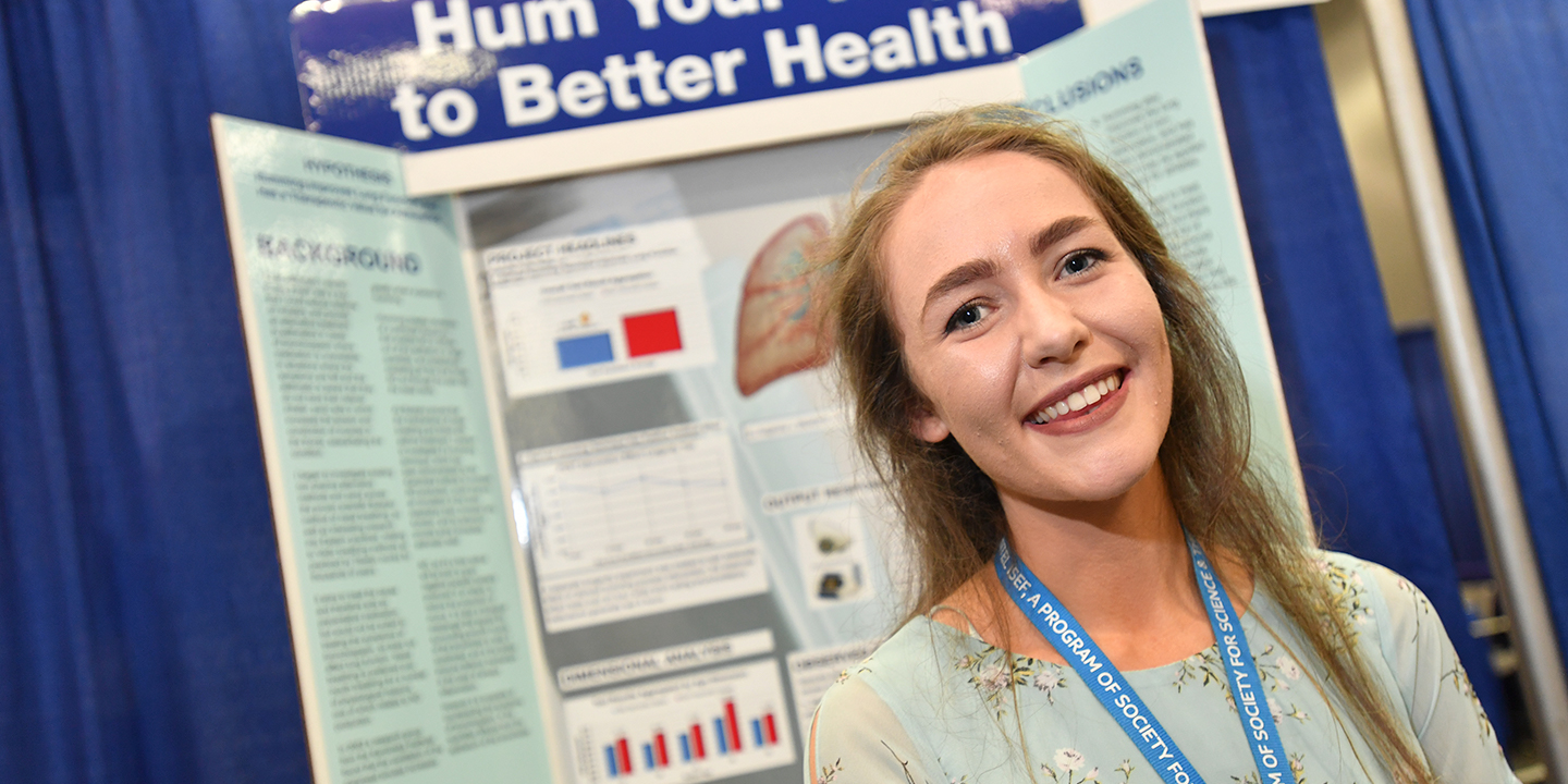 Biomedical and Health Sciences ISEF Category - Caolann Brady, Ireland, 2019