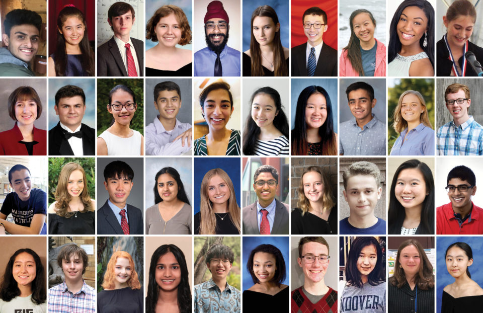 These are the 40 finalists in the Regeneron Science Talent Search 2020.