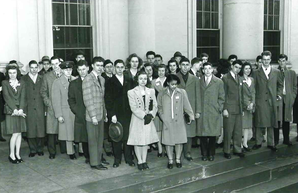 1944 Science Talent Search finalists at the White House