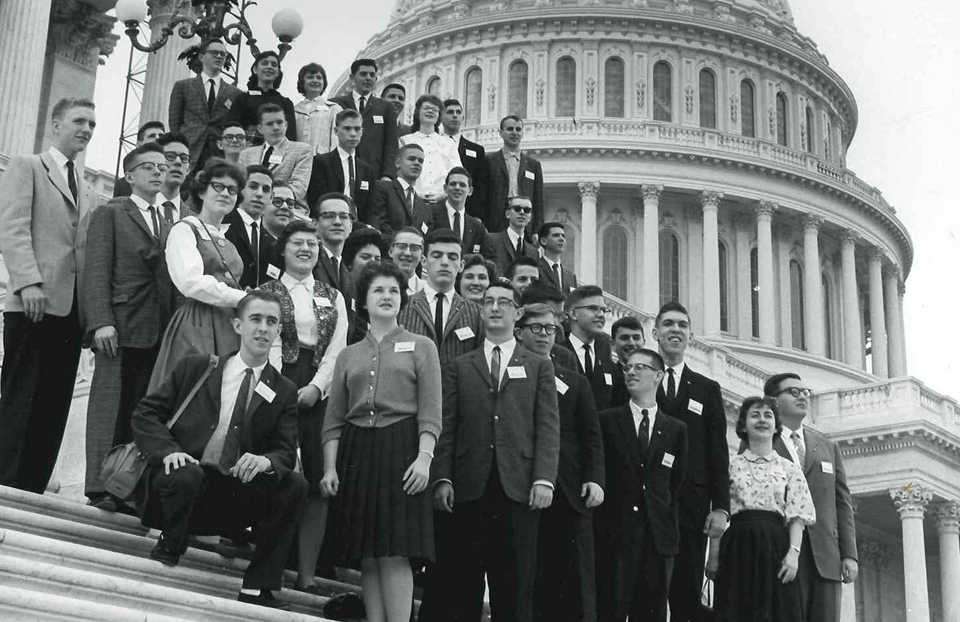 1961 Science Talent Search finalists at the Capitol