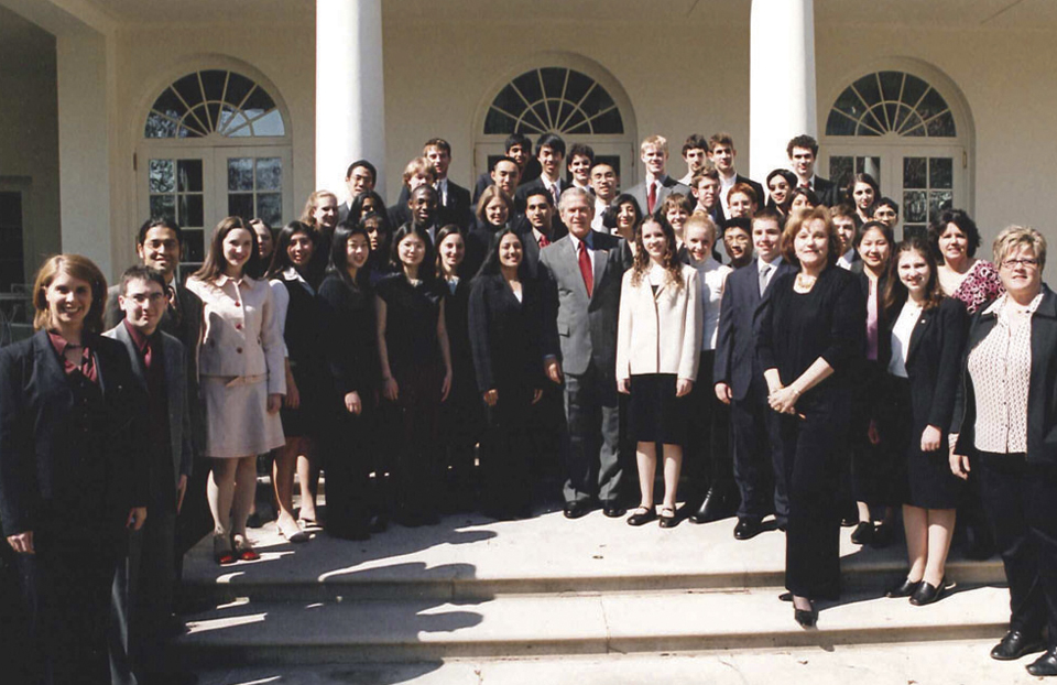 Science Talent Search 2004 President George W Bush