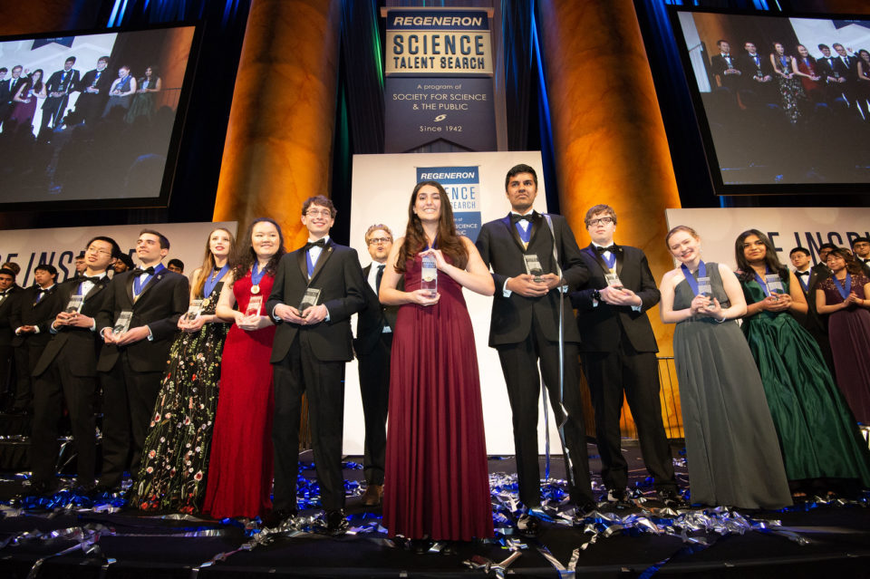 The top 10 winners of the Regeneron Science Talent Search 2019.