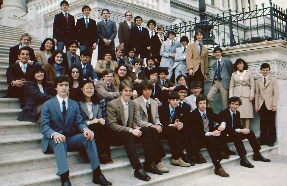 1981 Science Talent Search Finalists at the Capitol. Westinghouse STS.