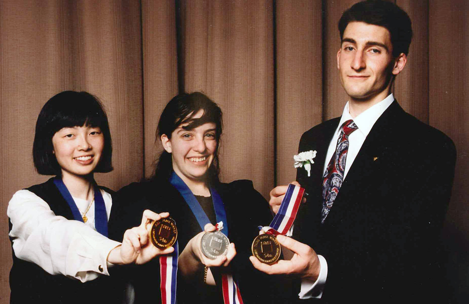 1995 Science Talent Search Top Three Winners. STS. Westinghouse.