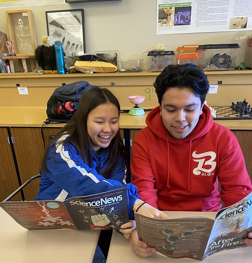 Science News in High Schools resources help Jennifer’s students meet literacy and STEM standards.