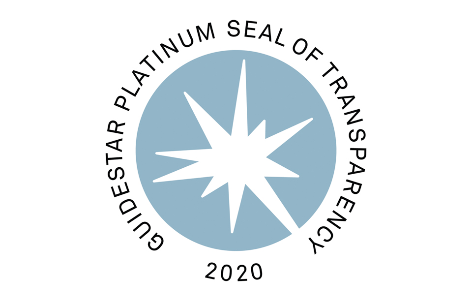 Guidestar Platinum Seal of Transparency 2020