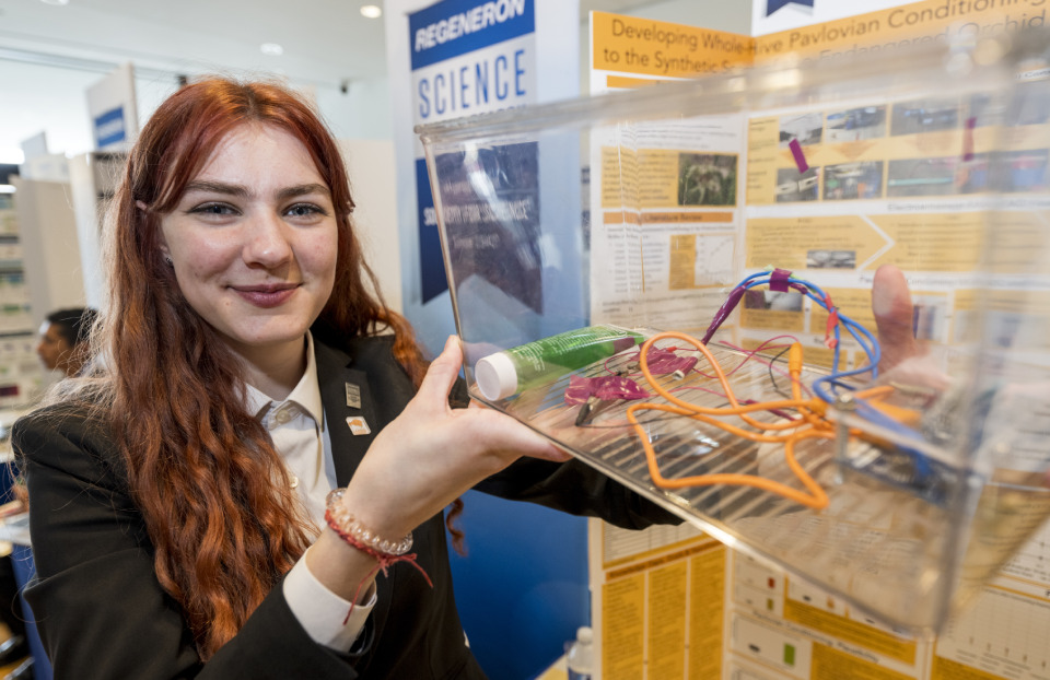 Regeneron STS 2024 finalist Ella Pilacek.