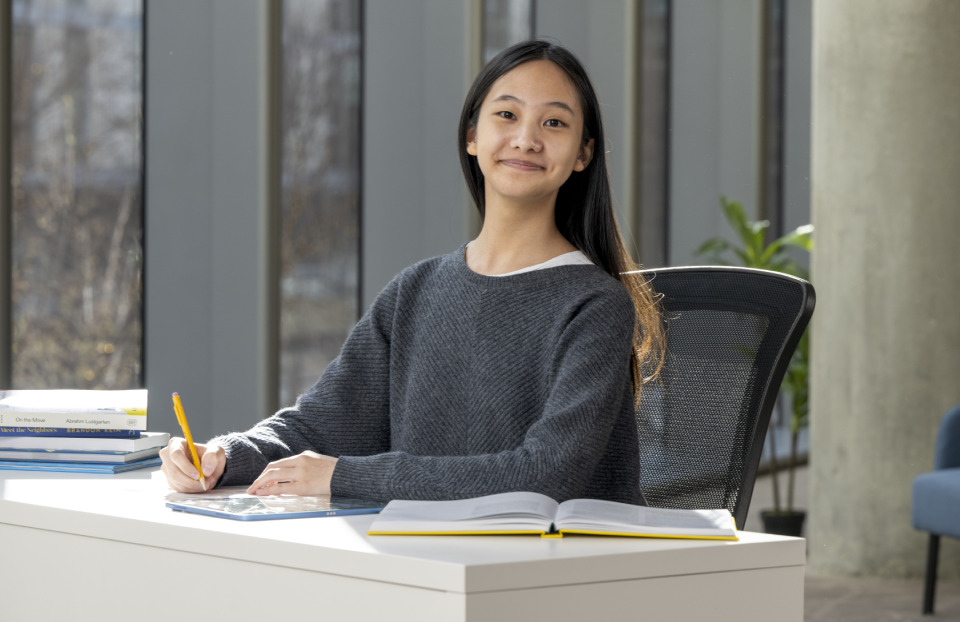 Regeneron STS 2024 finalist Selina Zhang.