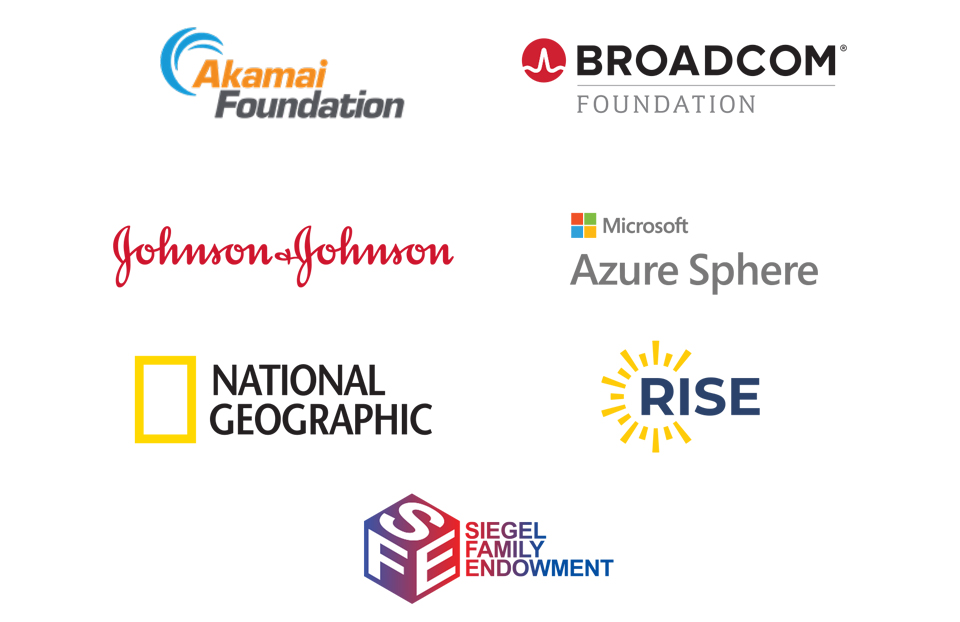 Virtual ISEF major sponsor logos
