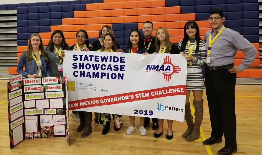 Melba’s students entered the inaugural New Mexico Governor's STEM Challenge and won as state champions.