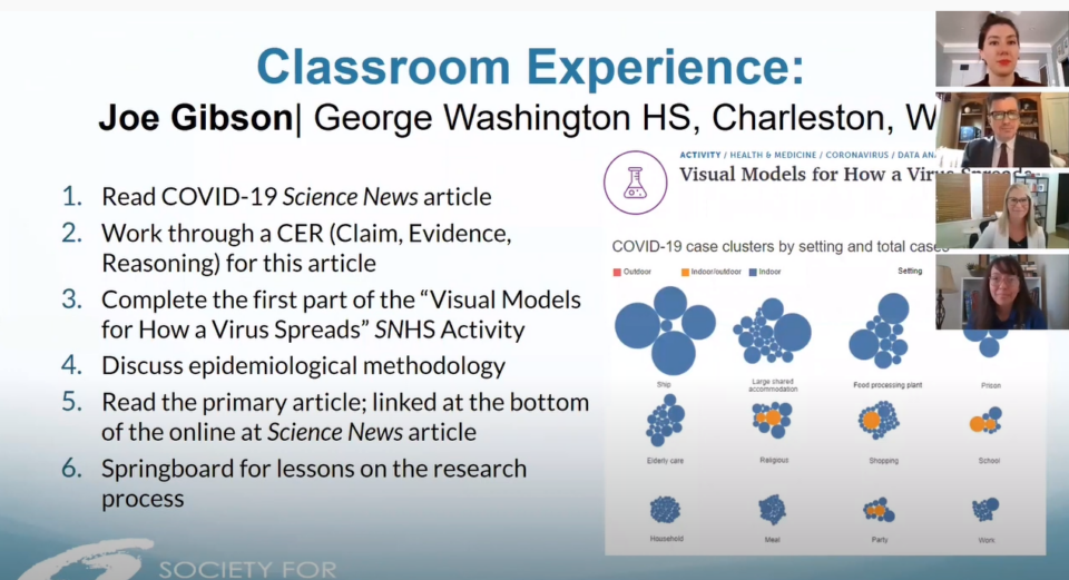 Screenshot of Joe Gibson's Presentation
