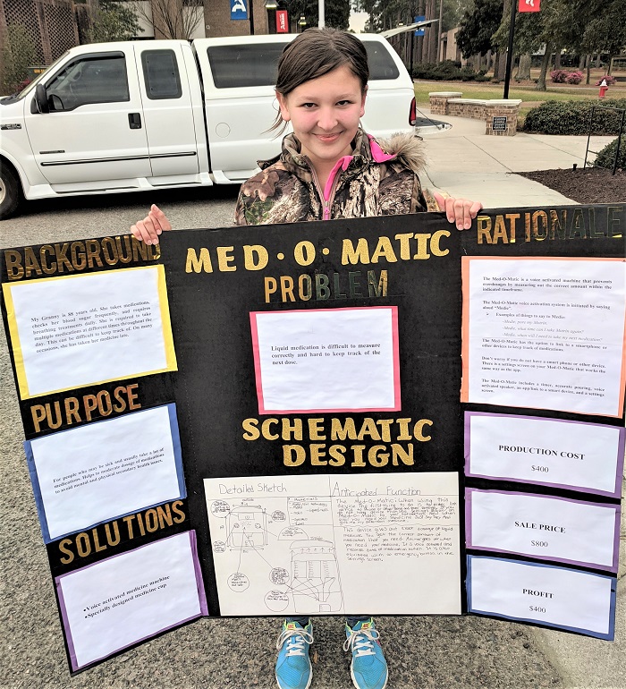 Adrianna Ashley invented the Med-O-Matic and won the Lemelson Early Inventor Prize