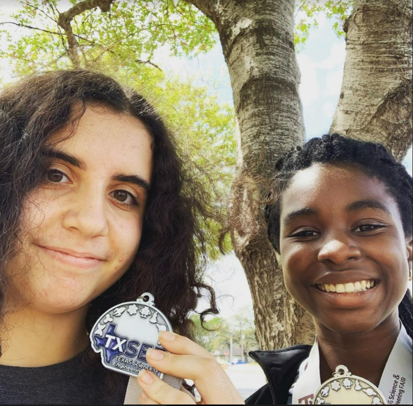 Middle school students, Sophia Westbrook and Oluwakemi Morohunfola, received the Lemelson Early Inventor Prize