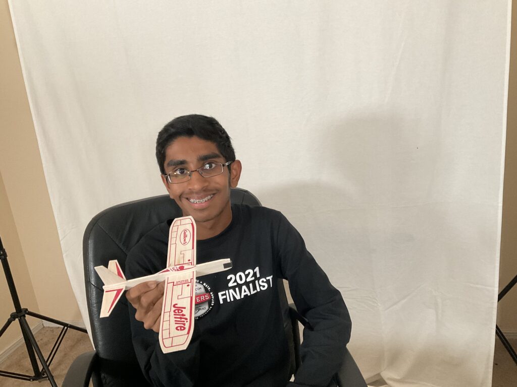 Broadcom MASTERS finalists built wooden gliders during the challenge.