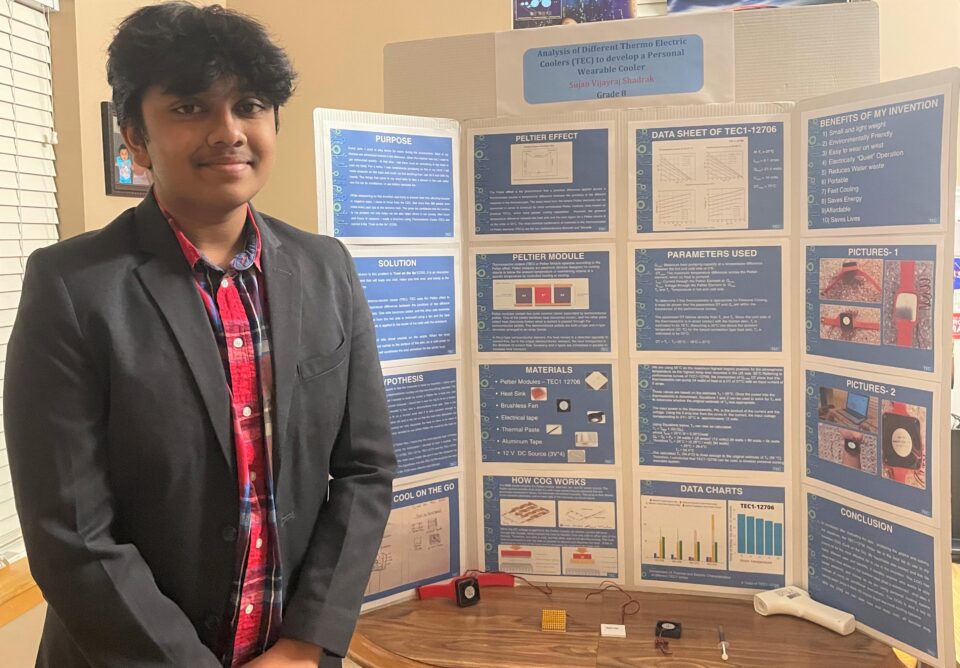 Sujan Vijayraj Shadrak won the Lemelson Early Inventor Prize for his work.