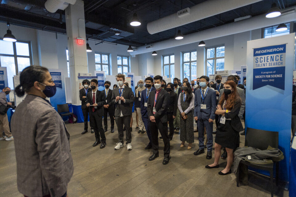 Finalists gather in person for the 2022 Regeneron STS Public Day