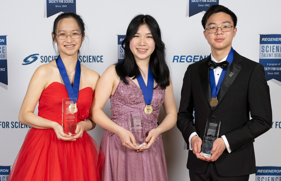 2022 Regeneron Science Talent Search Top 3 Winners