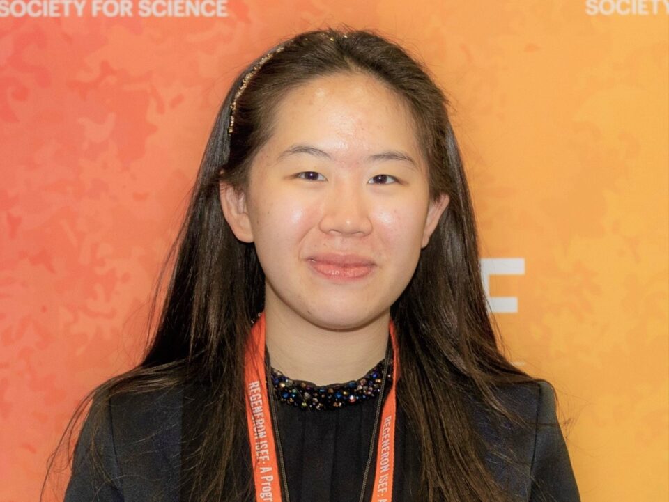 Rebecca Cho, 17, of Jericho, New York, received the H. Robert Horvitz Prize for Fundamental Research of $10,000