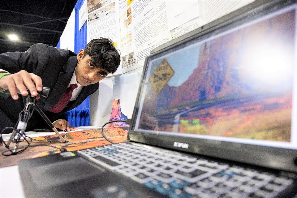 Vedant Srinivas at ISEF 2022